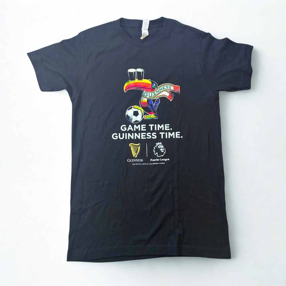 Guinness Premier League T Shirt Small Gilroy Guinness Tucan Football Soccer